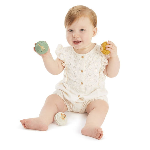 Sophie La Girafe - 3 Musical Balls Hearing - Natural rubber