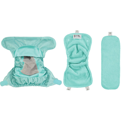 Pop-In Popper Middle Box Nappies Pastels