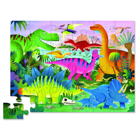 Crocodile Creek 36-pc Puzzle/Dino Land