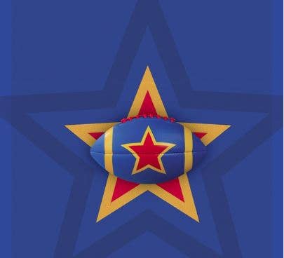 Crocodile Creek Soft Football/Red Star