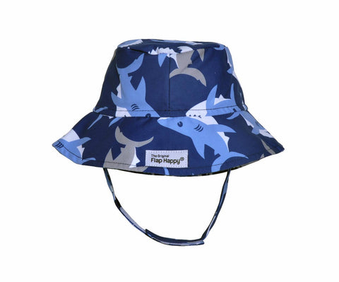 Flap Happy Kids UPF50+ Girls and Boys Bucket Sun Hat