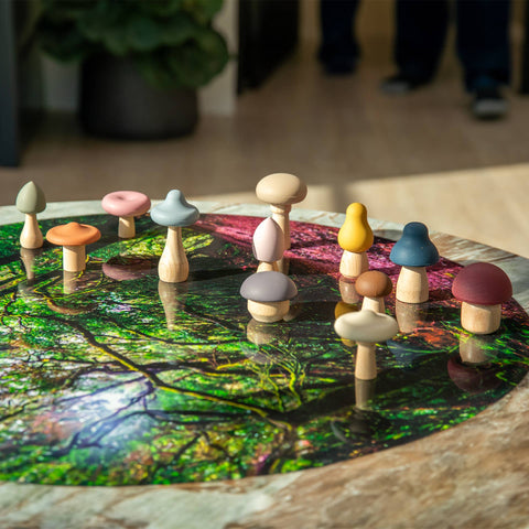 SiliSoft® Woodland Mushrooms Assorted (Earth)