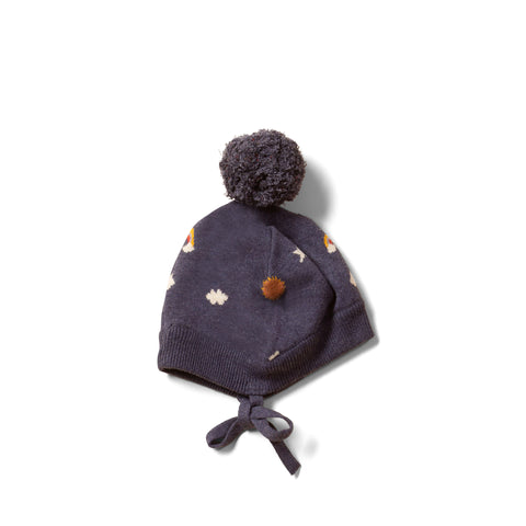 Little Green Radicals Around The Sun Knitted Hat