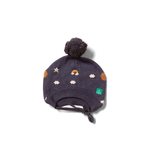 Little Green Radicals Around The Sun Knitted Hat