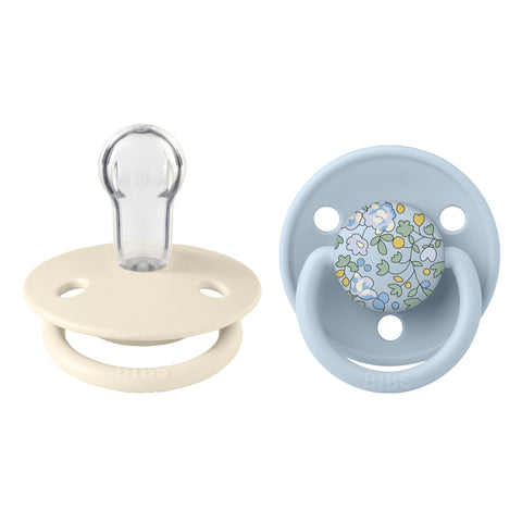 BIBS X Liberty Pacifier De Lux 2 Pack Silicone - Onesize