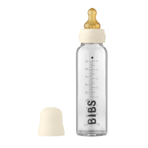 BIBS Baby Glass Bottle Complete Set Latex