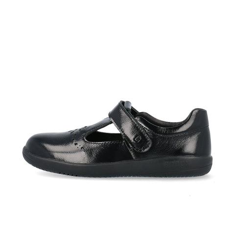 Bobux KP Flurry Black Patent School Shoe