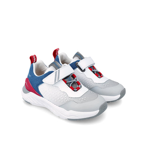 Biomecanics Trainers Gris Y Azul (Grey and Blue)