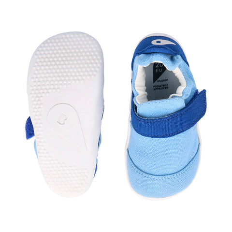 Bobux XP Go Organic Powder Blue + Snorkel Blue