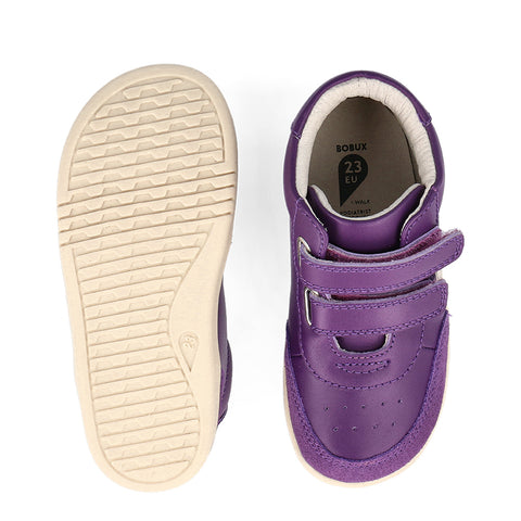 Bobux IW Champ High Murasaki Purple+Chalk Ankle Boots