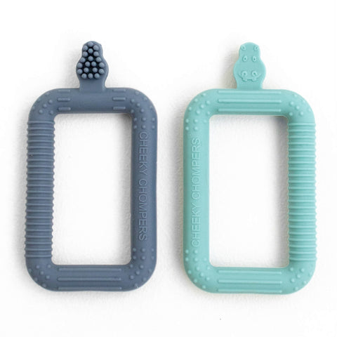 Cheeky Chompers Flexi-Brush Baby’s Starter Toothbrush 2 Pack