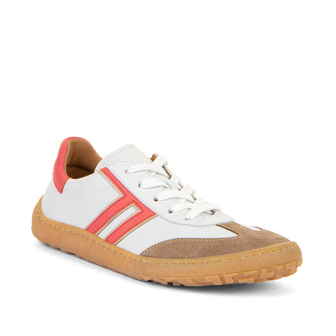 Froddo Barefoot F-Motion White, Pink and Brown