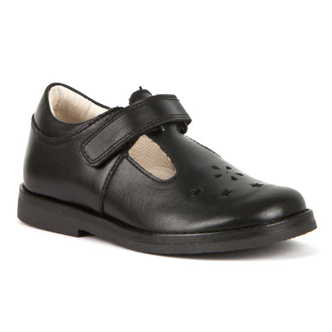 Froddo Black School Shoe G3140186 EVIA Leather