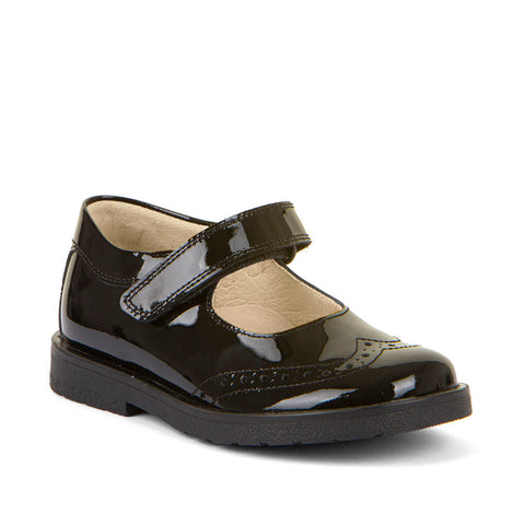 Froddo Ella Black Patent School Shoe G3140187-3