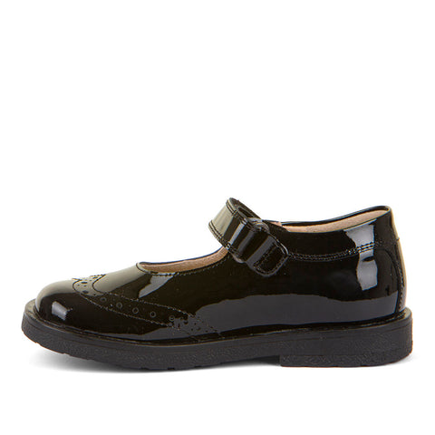 Froddo Ella Black Patent School Shoe G3140187-3