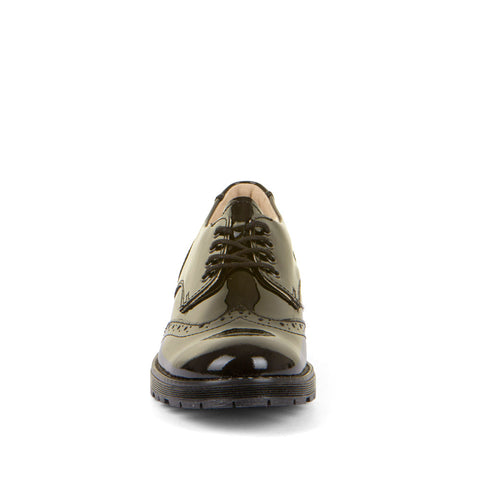 Froddo Charlie Patent Black Laced Brogue Style G4130080-1