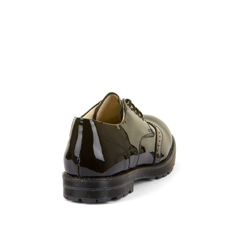 Froddo Charlie Patent Black Laced Brogue Style G4130080-1