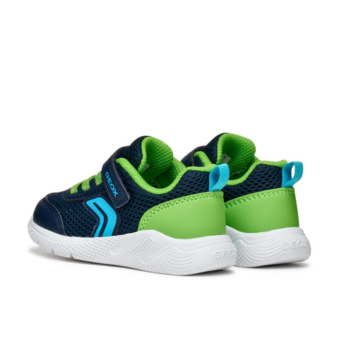 Geox B SPRINTYE B. C - MESH+GEOBUCK NAVY/LIME