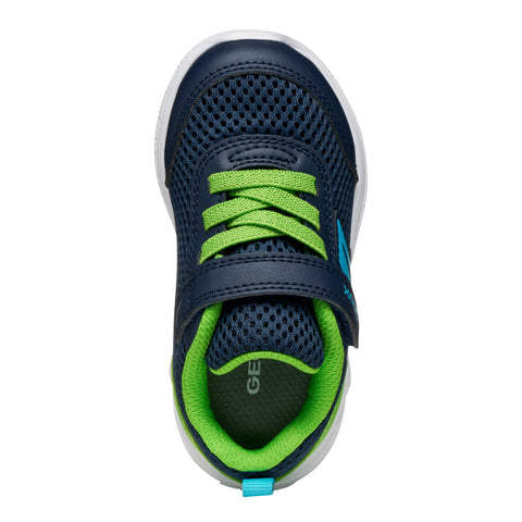 Geox B SPRINTYE B. C - MESH+GEOBUCK NAVY/LIME