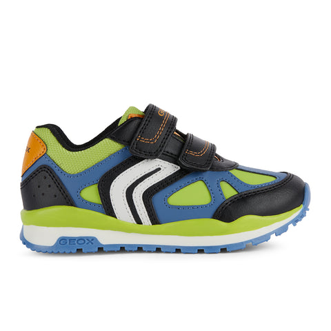 Geox J Pavel D - GBK+NYLON LIME/BLACK