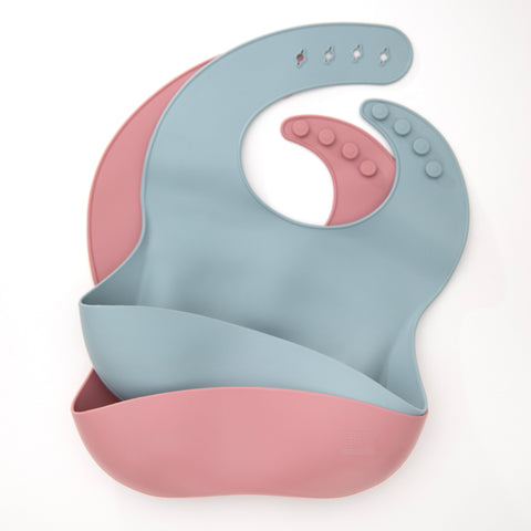 Green Island Silicone Baby Bibs Pack of 2