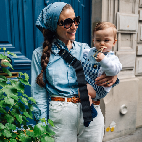 Wildride Toddler Carrier - Indigo Stripe