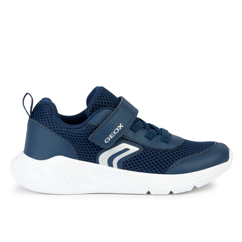 GEOX J Sprintye B. A - MESH+GEOBUCK NAVY