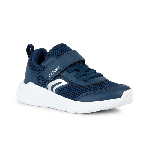 GEOX J Sprintye B. A - MESH+GEOBUCK NAVY
