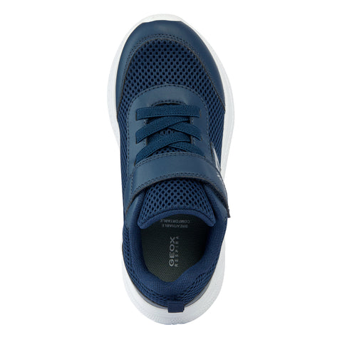 GEOX J Sprintye B. A - MESH+GEOBUCK NAVY