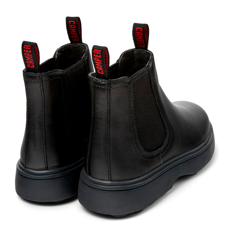 Camper Norte Kids Supersoft Black Ankle Boot