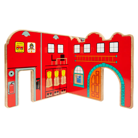 Fire and Police Station Playscene