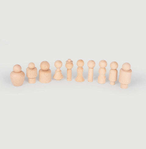 Tickit Wooden Community Figures (Set of 10)