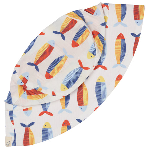 Pigeon Reversible Sun Hat (AOP) Sardines SS25