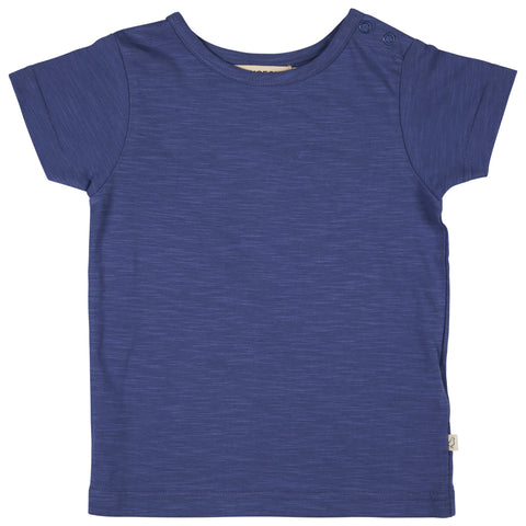 Pigeon Organics Short Sleeve T-Shirt (Slub) Dusty Blue SS25