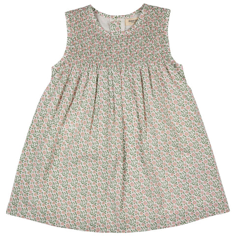 Pigeon Organics Sleeveless Smock Dress Ditsy Pink SS25