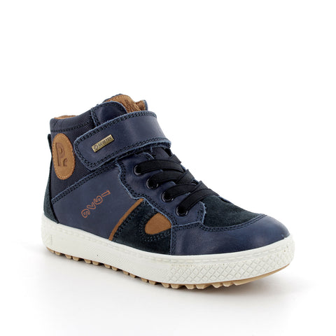 Primigi 4886700 Waterproof Navy Tan High-top Trainers