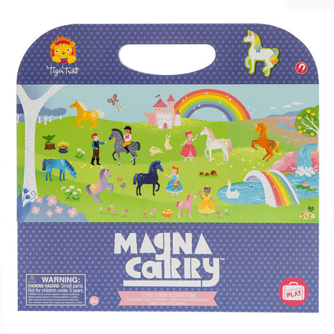 Bigjigs Magna Carry - Unicorn Kingdom