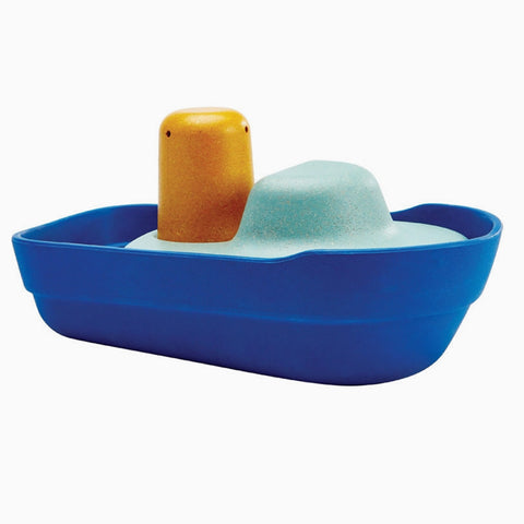 Plan Toys Tugboat Rubber Bath Toy