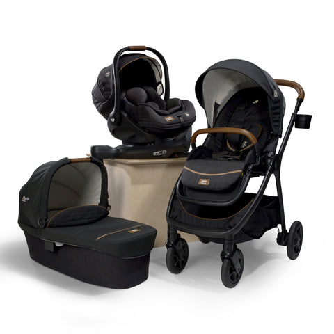 Joie Finiti Flex Travel Ready Pram & Car Seat Bundle -Eclipse