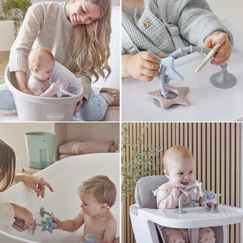 Shnuggle Stick 'n' Play Sensory Star Toy & Teether