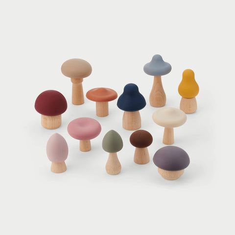 SiliSoft® Woodland Mushrooms Assorted (Earth)