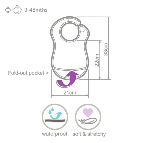 UltraBib™ - Neoprene Waterproof Weaning Bib