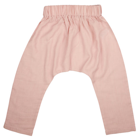 Pigeon Organics Baggy Pants Muslin Pink