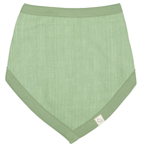 Pigeon Organics Muslin Bib Green