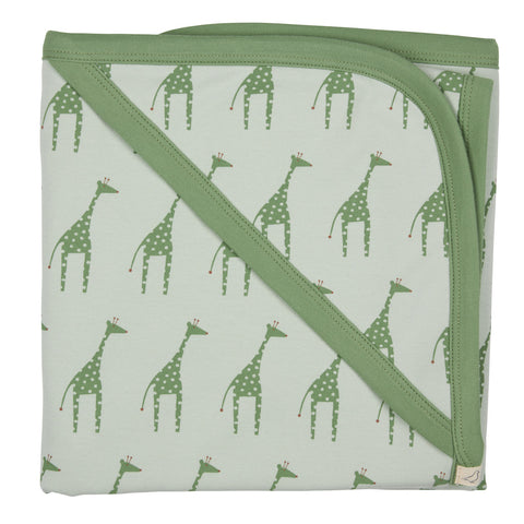 Pigeon Organics Hooded Blanket Giraffe