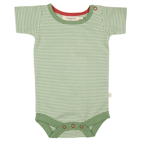 Pigeon Organics Summer Body Fine Stripe Green