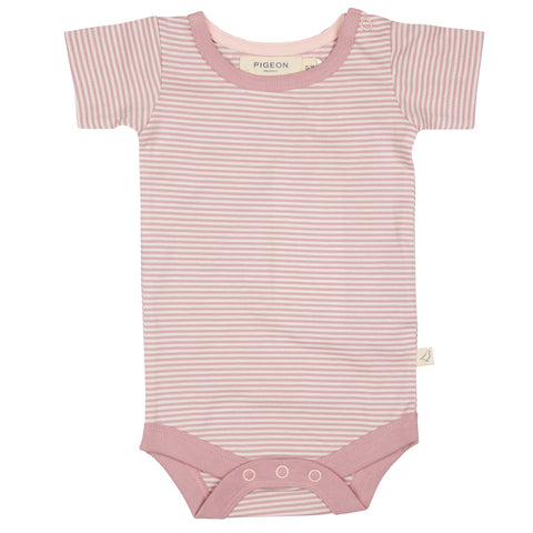 Pigeon Organics Summer Body Fine Stripe Pink
