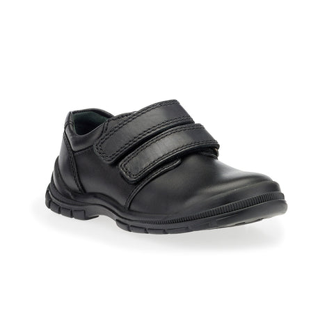 Start-Rite Engineer Black Leather School Shoes