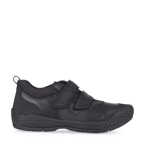 Start-Rite Strike Black Leather School Shoes at Naturally Kids Shoes