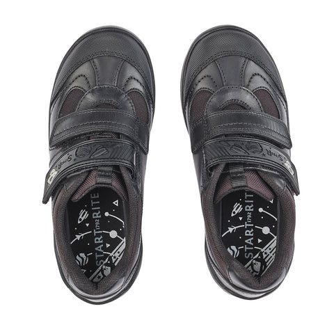 Start-Rite Rocket Black Leather School Shoes